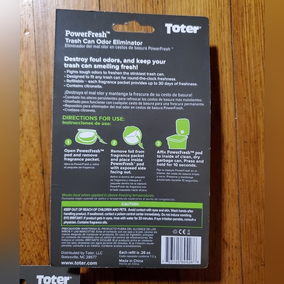 Toter Trash Can Air Freshener Pod - Bundle of 3 - Picture 4 of 5